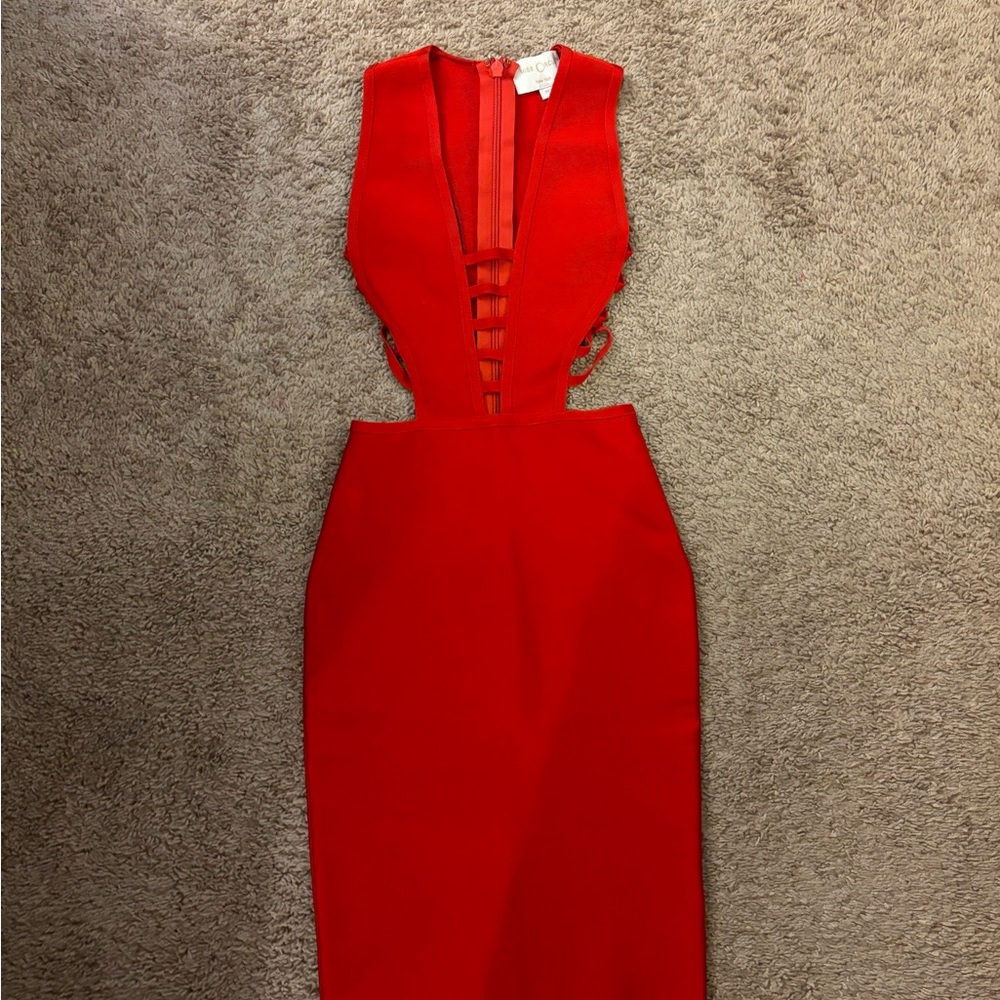 miss circle bandage dress